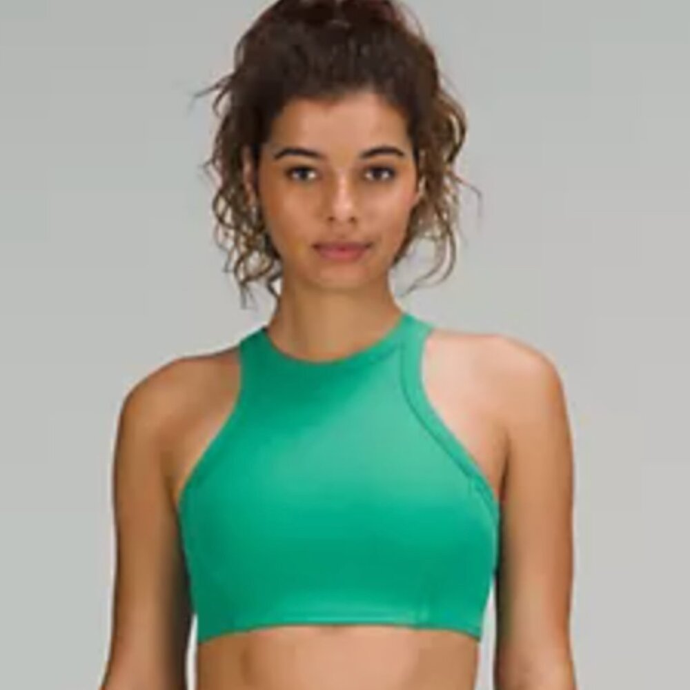 Ribbed Nulu High-Neck Yoga Bra
